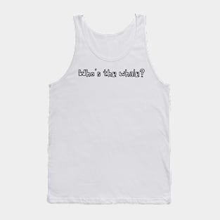 Who's the whale? Comic Tank Top